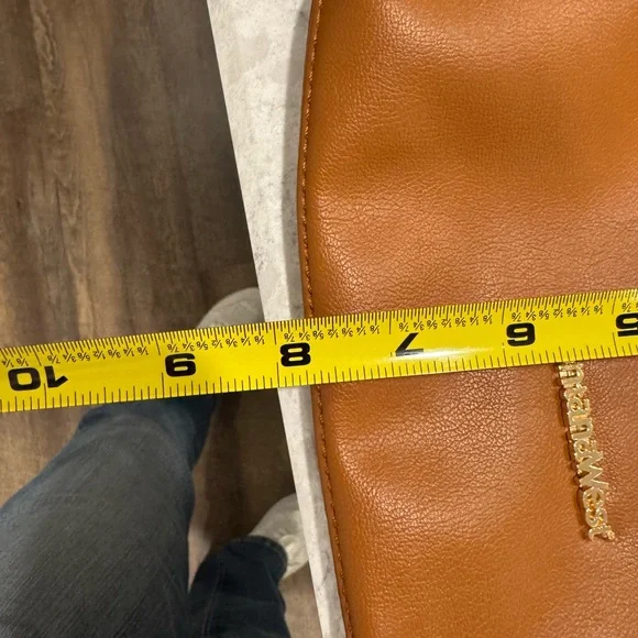 Montana West Brown Tan Shoulder Bag - Picture 8 of 9